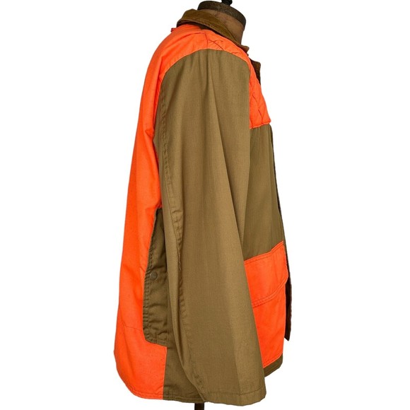 CHIEF quilted vtg duck-hunting coat Large camping jacket 1960s water-repellent - Picture 4 of 7